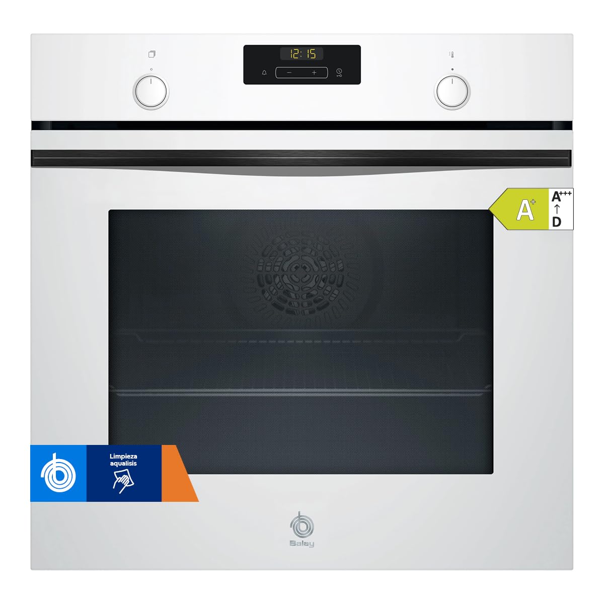 Balay - Multifunction oven, 60 cm, Control Comfort, Aqualisis, 1 level rails, white glass, 3HB5131B3