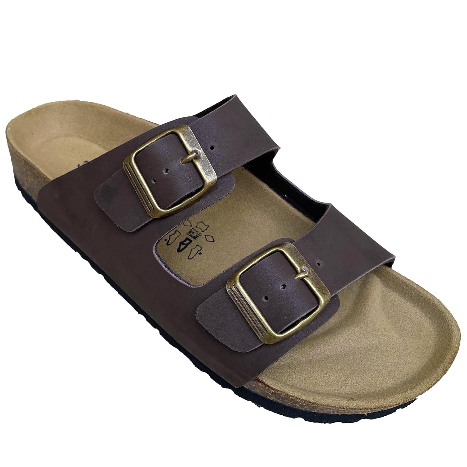 Ciabatte Donna BIOMODEX Princess In EcoPelle - Doppia Fibbia, Sottopiede In Pelle, Comode E Made In Italy