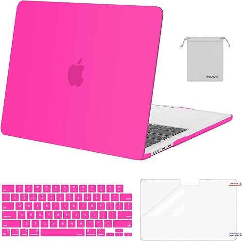 Miniatura 17 de MOSISO Funda compatible con MacBook Air de 13 pulgadas 2025 2024 2023 2022 M4 A3240 M3 A3113 M2 A2681, carcasa rígida de plástico, cubierta de