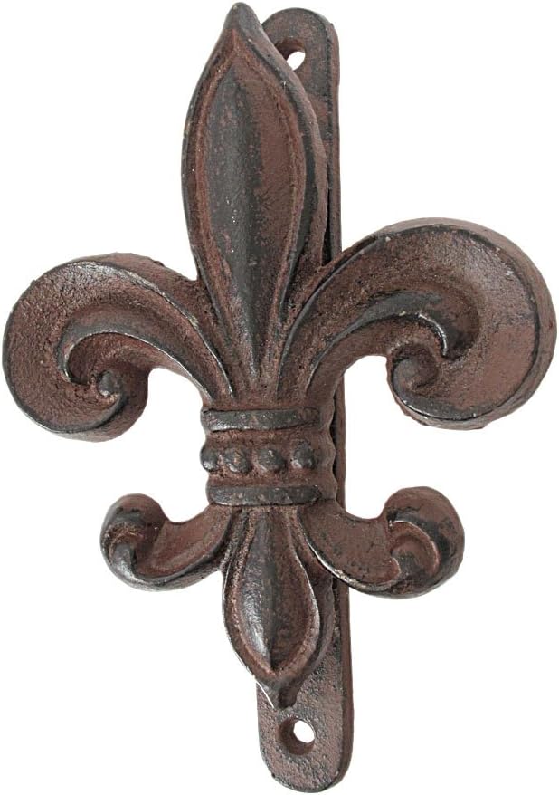 Rustic Cast Iron Fleur De Lis Door Knocker