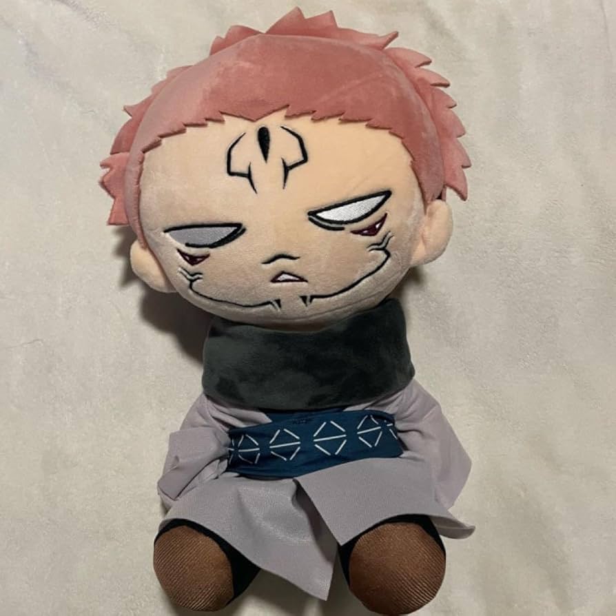 【タグ付き】両面宿儺　BIGぬいぐるみ　ゆる顔 Amazon.co.jp: 両面宿儺 宿儺 BIGマスコット big ゆる顔 キレ顔