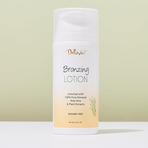 Miniatura 5 de Deluvia Body Shimmer Wash Off Loción bronceadora, después del sol, maquillaje de piernas, hidratante corporal iluminador, bronceador para cuerpo y