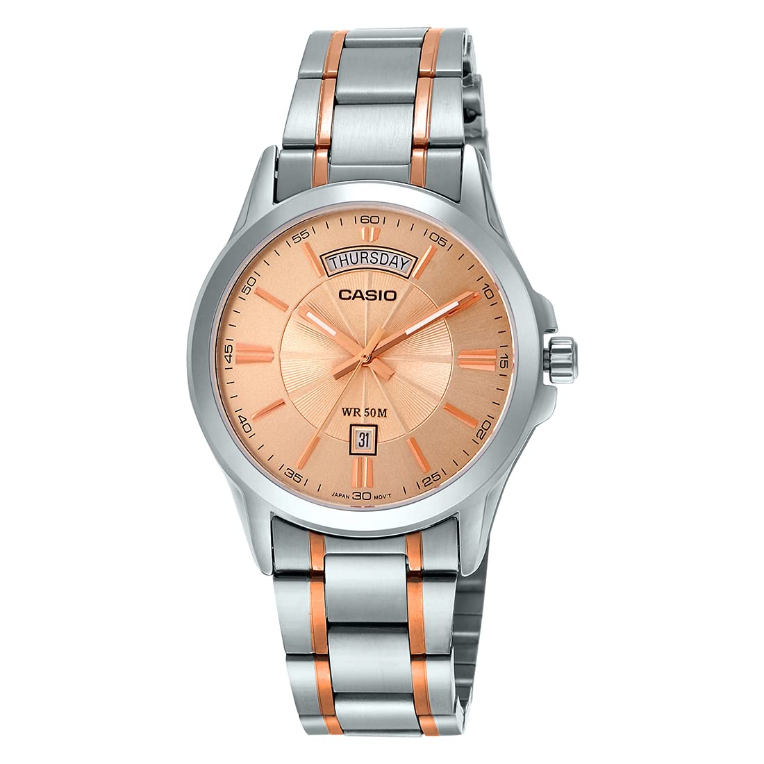 Casio Enticer Men Analog Rose Gold Dial Men Watch - GBD-100SM-1DR (A1771) (B0934FF3B8) Amazon Price History, Amazon Price Tracker