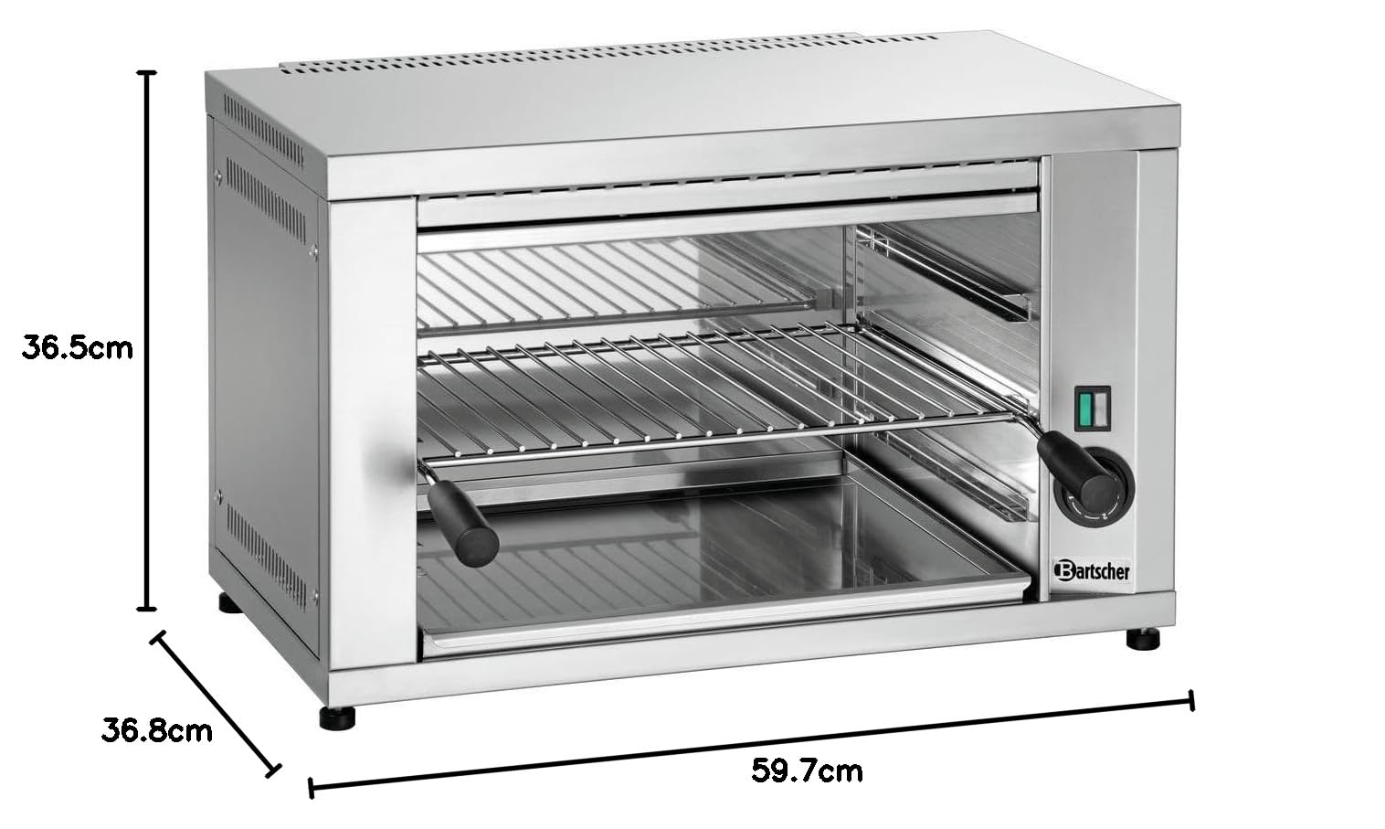 Toaster Professionnel Salamandre électrique - 2,2 kW - Bartscher