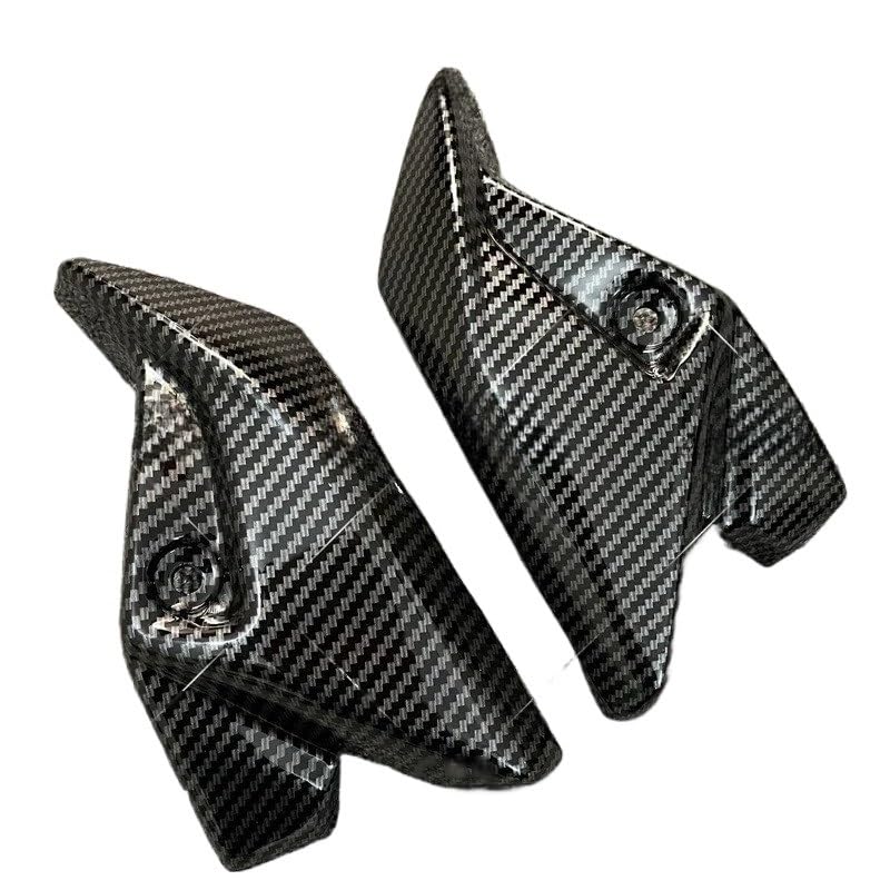 Carénage latéral de phare moto GSR600 : aileron avant effet carbone