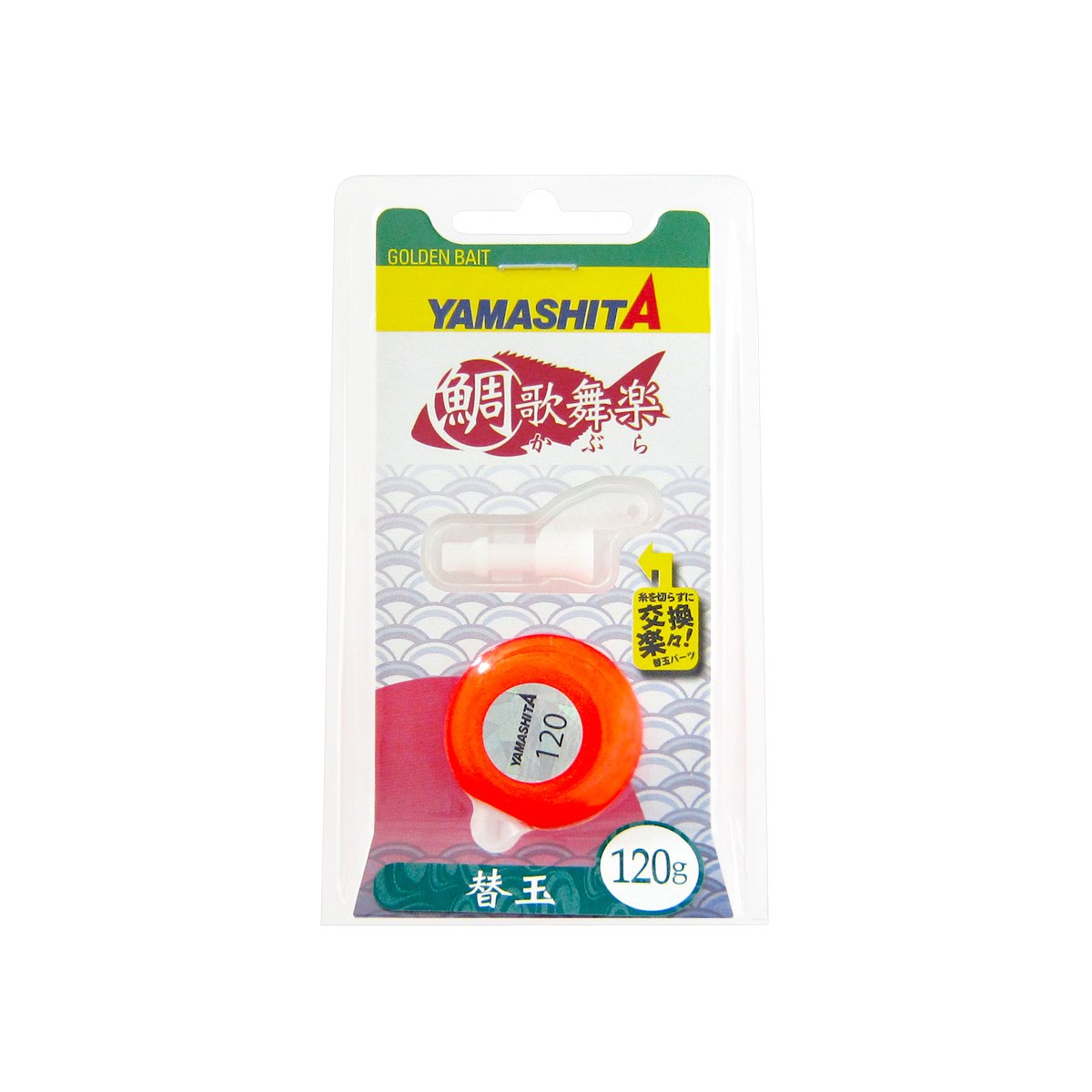 Amazon.co.jp: ヤマシタ(YAMASHITA) タイラバ 鯛歌舞楽 替玉 120g