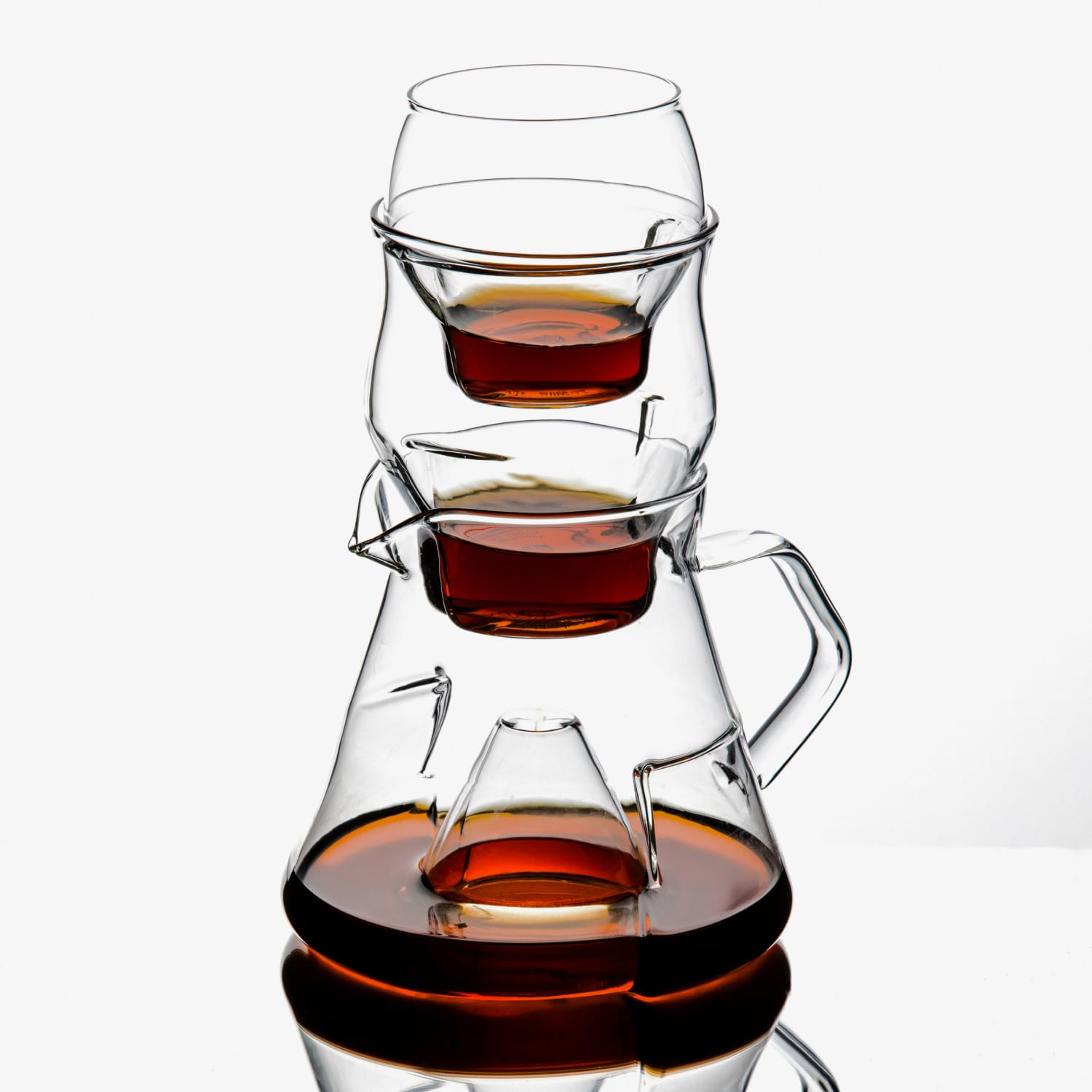 AVENSI WAVE - Jarra sensorial para café - CYCLONE - Vidrio - 1 pieza - Sin tapa de corcho