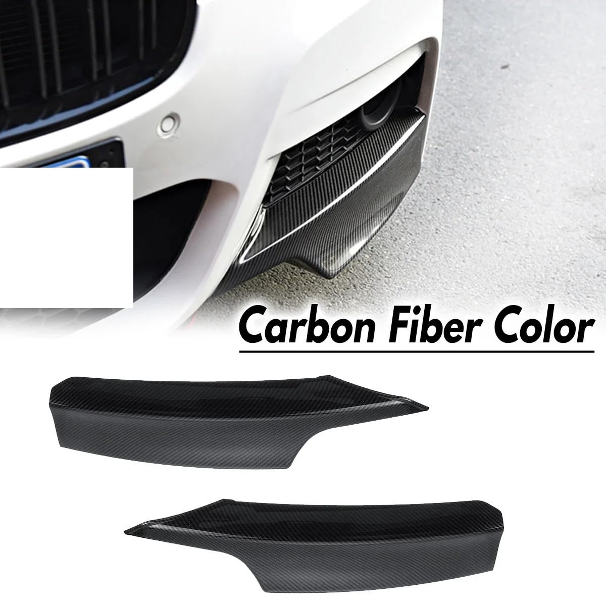 Uniwersalny spoiler Do BMW F30 F31 F35 M Sport 320i 325i | 2012-2019 328i 335i Fog Lamp Cover Trim Przedni Dokładka przedniego zderzaka