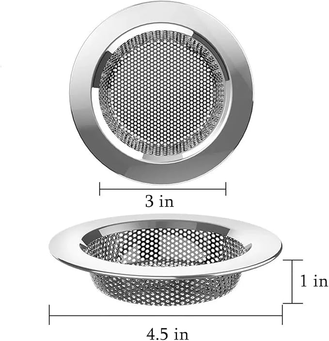 Colador para Fregadero de Cocina de Acero Inoxidable 4.5 in miniatura 3