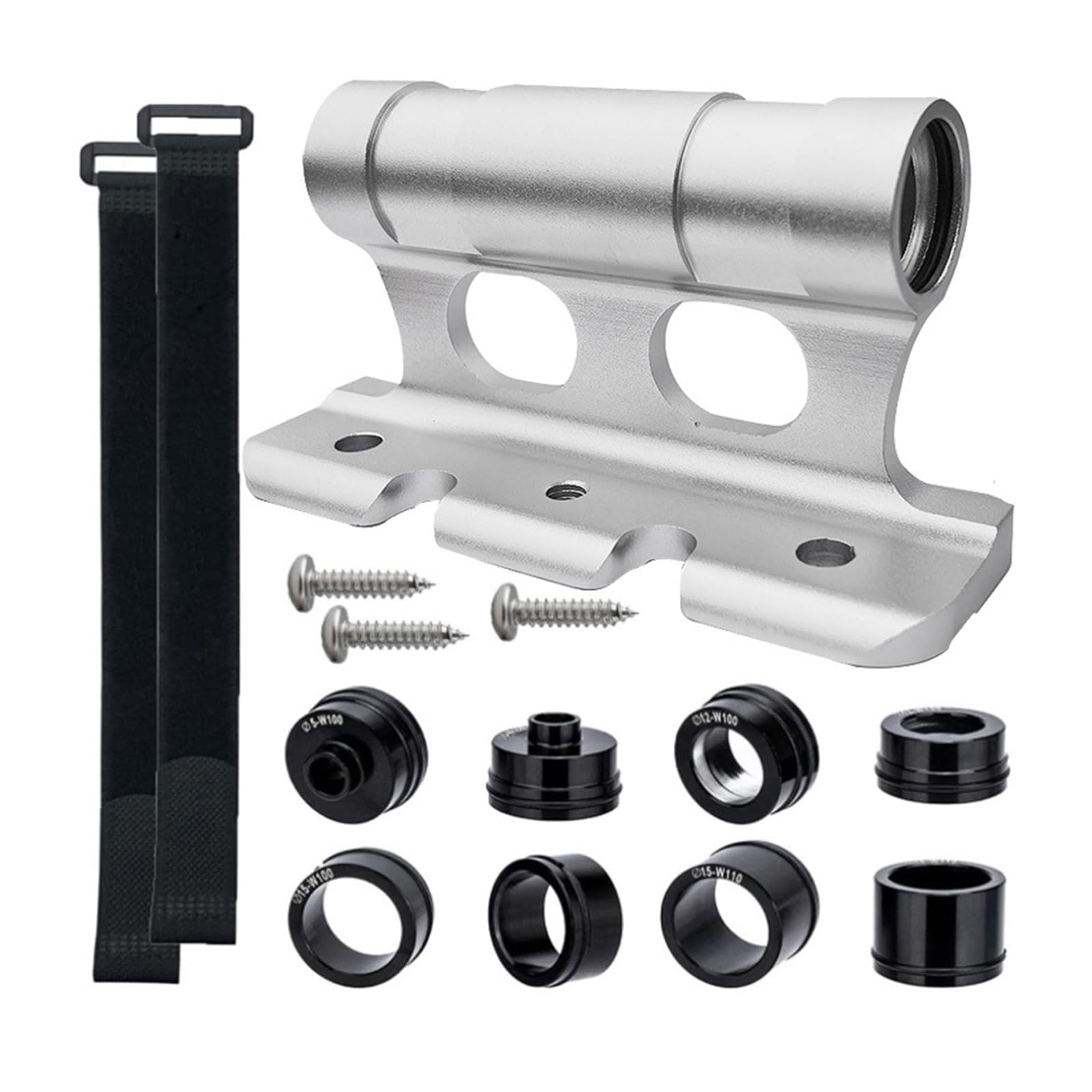 Ronyme Support De Vélo à Fourche Avec Vis, Support De Vélo à Dégagement Rapide, Support De Toit De Voiture Pour Barre Transversale De Lit De Camion, Rouge