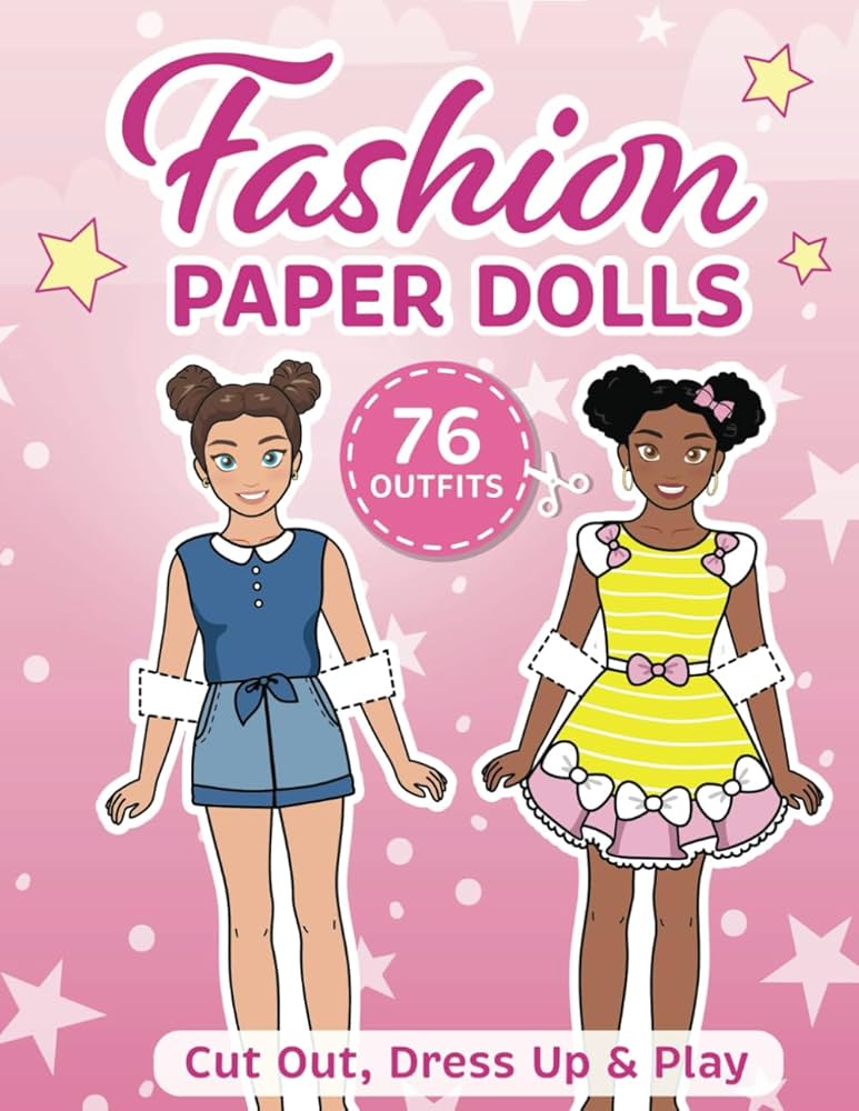 cut-out-paper-dolls-best-friends-fashion-paper-dolls-lucky-designs-company-inc-9798583111473-amazon-com-books for Free Printable Dress Up Dolls Cut out paper dolls: Best friends (Fashion Paper Dolls): Lucky Designs Company Inc.: 9798583111473: Amazon.com: Books for Free Printable Dress Up Dolls