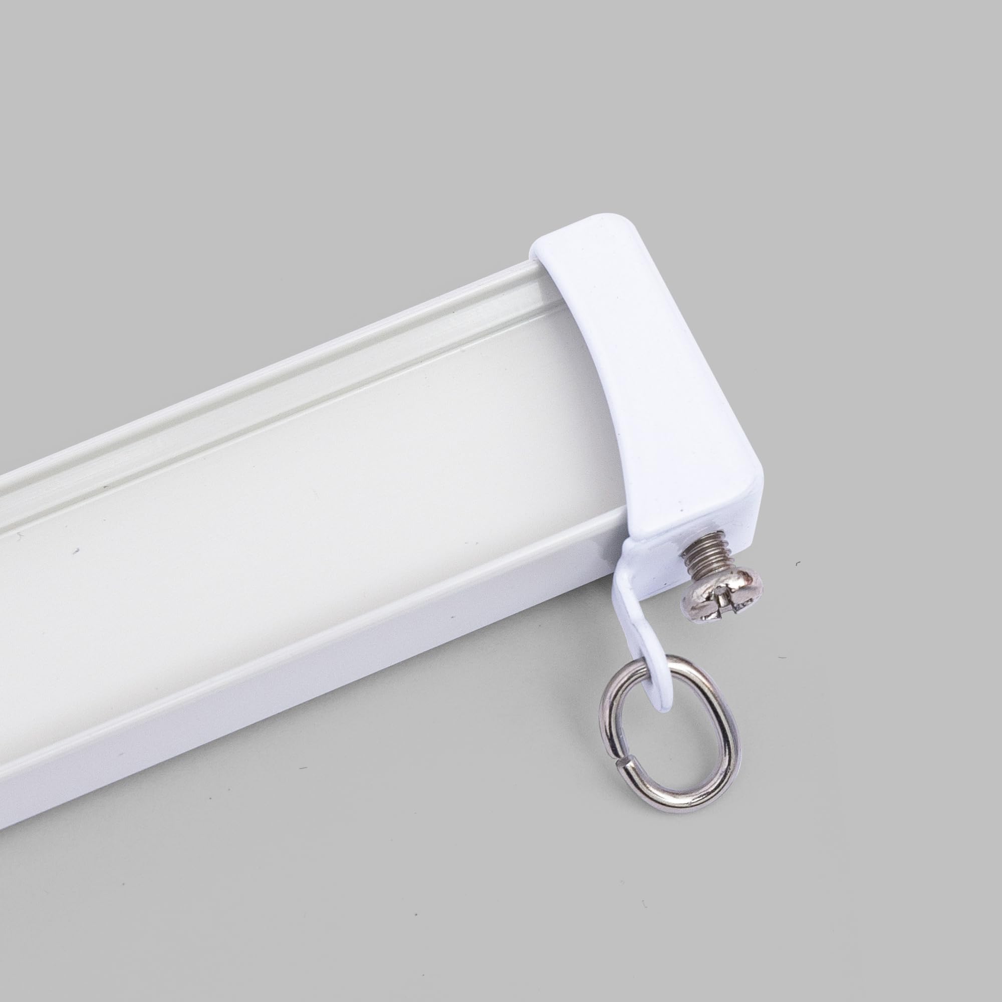 Aluminum flexible curtain track dedicated end cap White 4 PCS