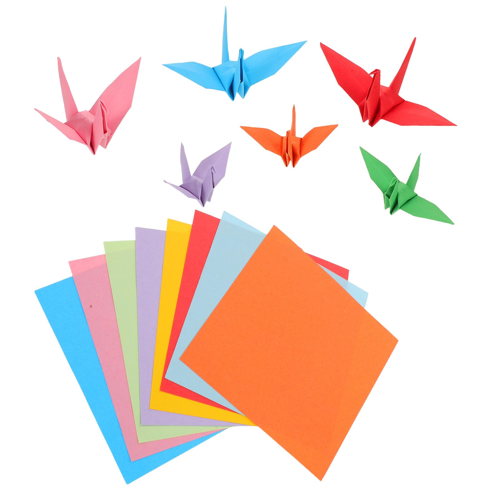 ABOOFAN Doppelseitiges Origami Faltpapier Buntes Quadratisches Bastelpapier für DIY Kunstprojekte Kindergarten Basteln Vielseitig und Farbenfroh
