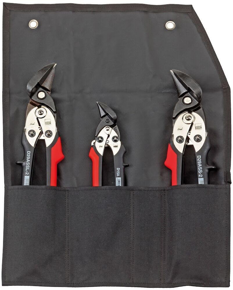 Bessey Erdi Rolltasche Mit Ideal-Scheren DSET29-15, 1 X D29ASS-2, 1 X D29ASSL-2 Und 1 X D15A in Rolltasche