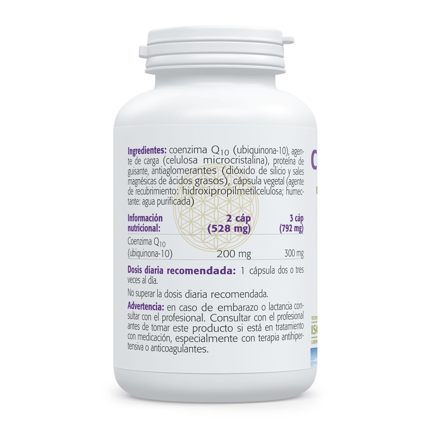 SURA VITASAN Co-Enzima Q10 Retard 100 mg 60 Cápsulas – Liberación Prolongada y Alta Biodisponibilidad – Energía Celular Mitocondrial y Soporte Cardiovascular