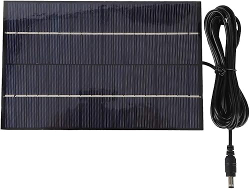Solar Panel, 4.2W 18V Portable Efficient Polycrystalline Silicon Solar Cell Panel for DIY Power Charger, Energy Saving