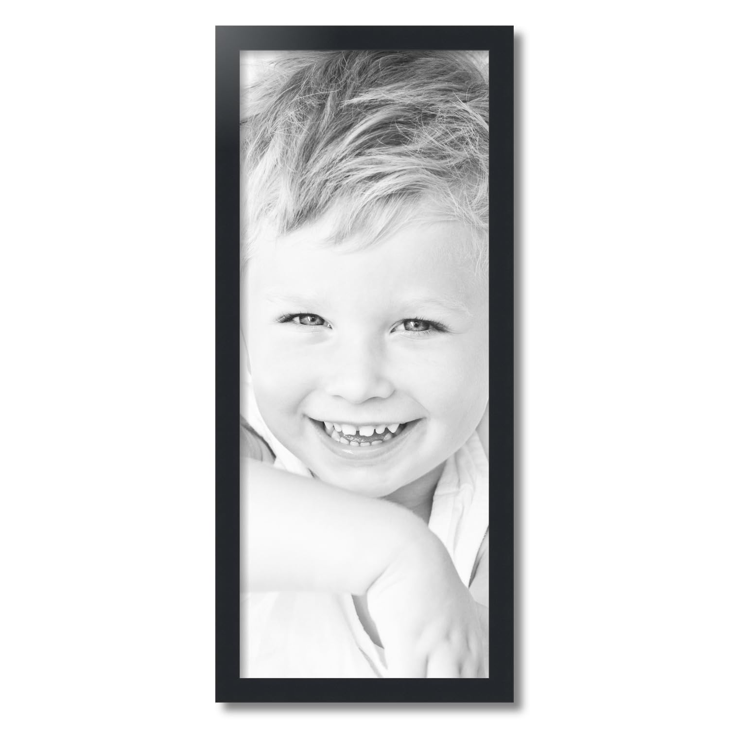 Amazon.com - ArtToFrames 13x32 inch Satin Black Picture Frame