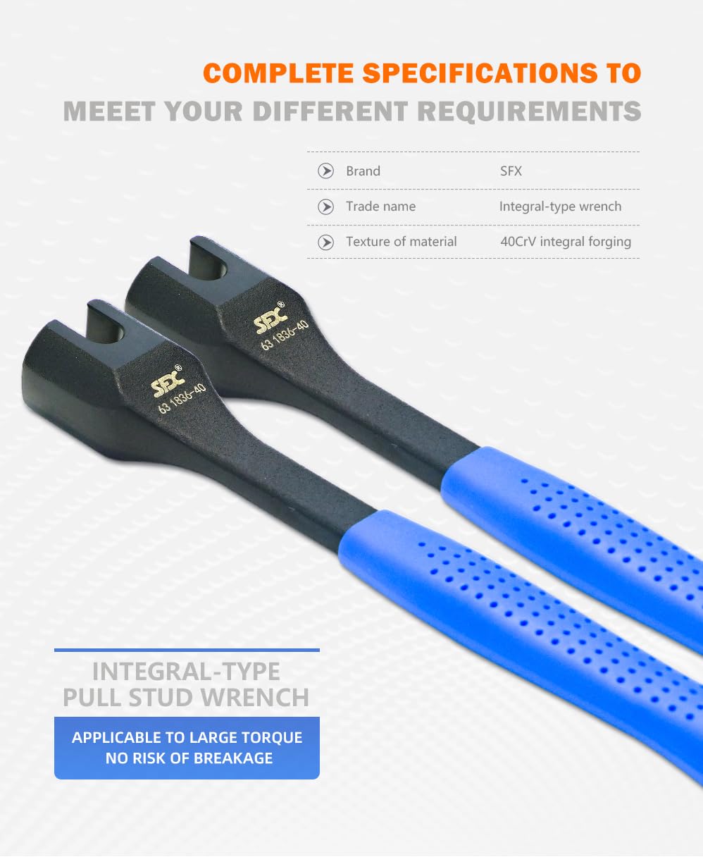 Llave de perno CAT40 tipo integral CAT40 llave a prueba de óxido y resistente al desgaste duradera