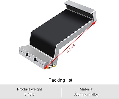 Miniatura 9 de Hanatora Soporte para tablet de control remoto RC-N1/N2 de 7.9-11 pulgadas para DJI Mavic 3, Air 3/2S, Mavic Air 2, Mini 2/2 SE, Mini 3 Pro Drone,