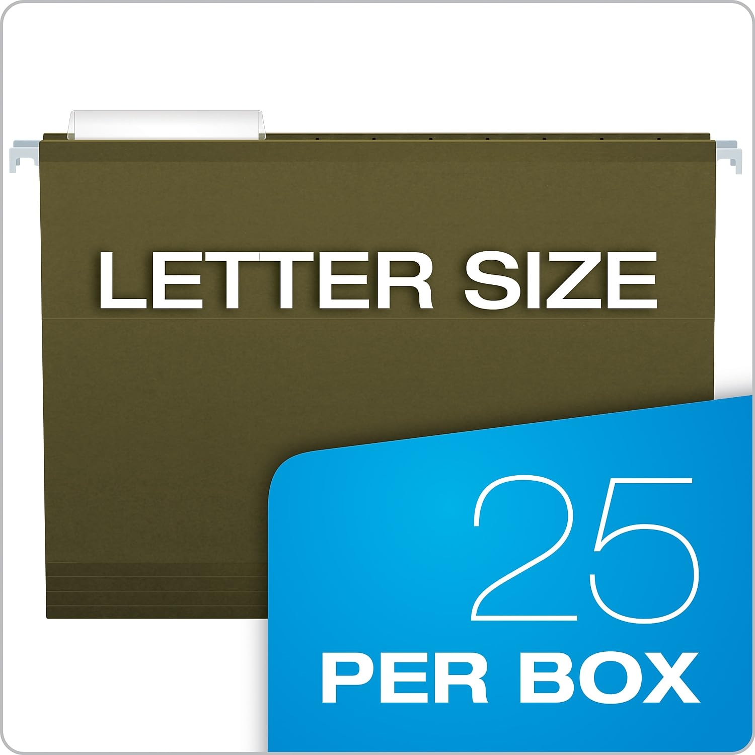 Pendaflex 1/3 standard verde rinforzato 1/3-tab cartelle per archivio, confezione da 25 (415213)