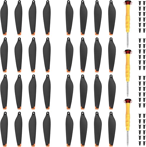 32 piezas de hélices para DJI Mini 3, cuchillas de repuesto de bajo ruido y liberación rápida de Betschkim compatibles con accesorios DJI Mini 3