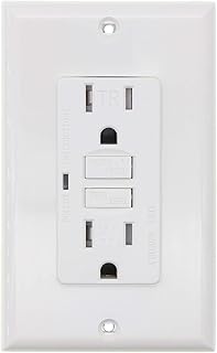 Royal Pacific 9242-15WH Tamper Resistant GFCI Receptacle, 15A, 125V, White