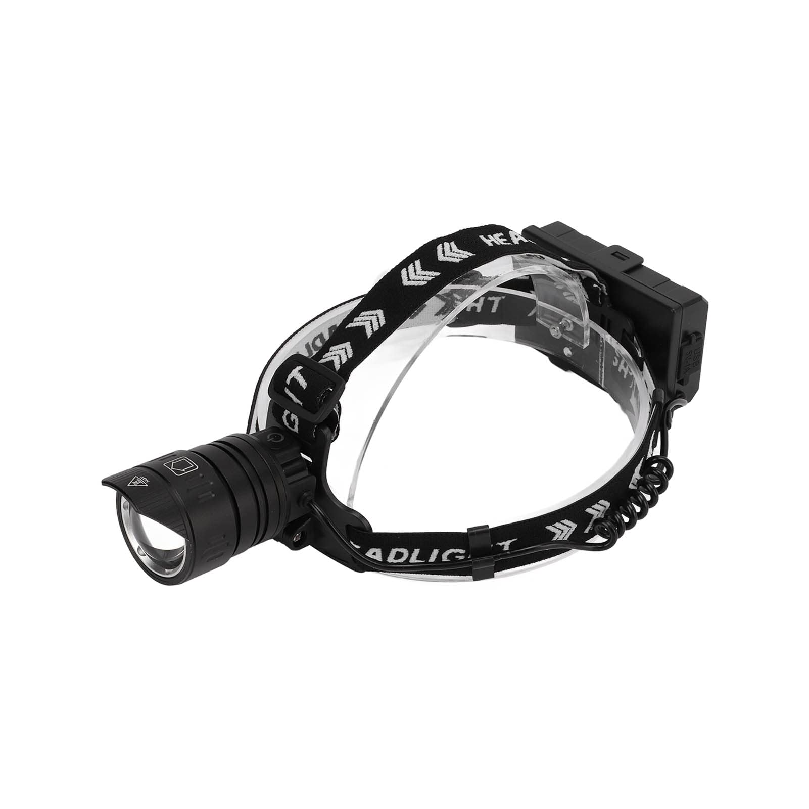 Pochodnia głowa mocne wodoodporne wodoodporne czujnik LED Regulowana lampa głowica IPX5 Wodoodporna do kempingu na zewnątrz aluminium aluminium