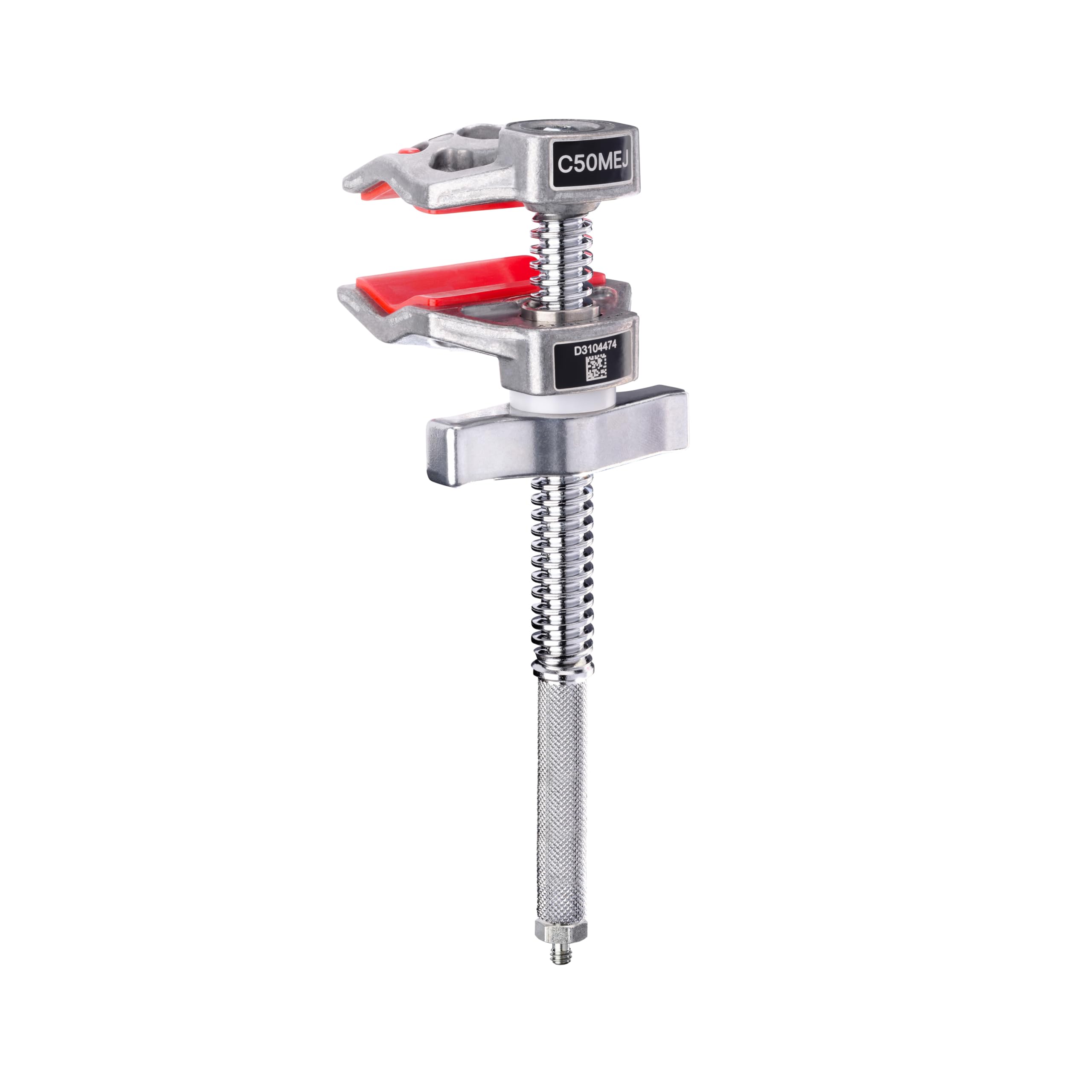 Manfrotto Abrazadera para tornillo de banco, 5 cm, color gris