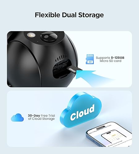 Miniatura 9 de Cámara de seguridad solar celular 4G LTE al aire libre sin WiFi Cámara de seguridad con energía solar al aire libre Tarjeta SIM incorporada 2K