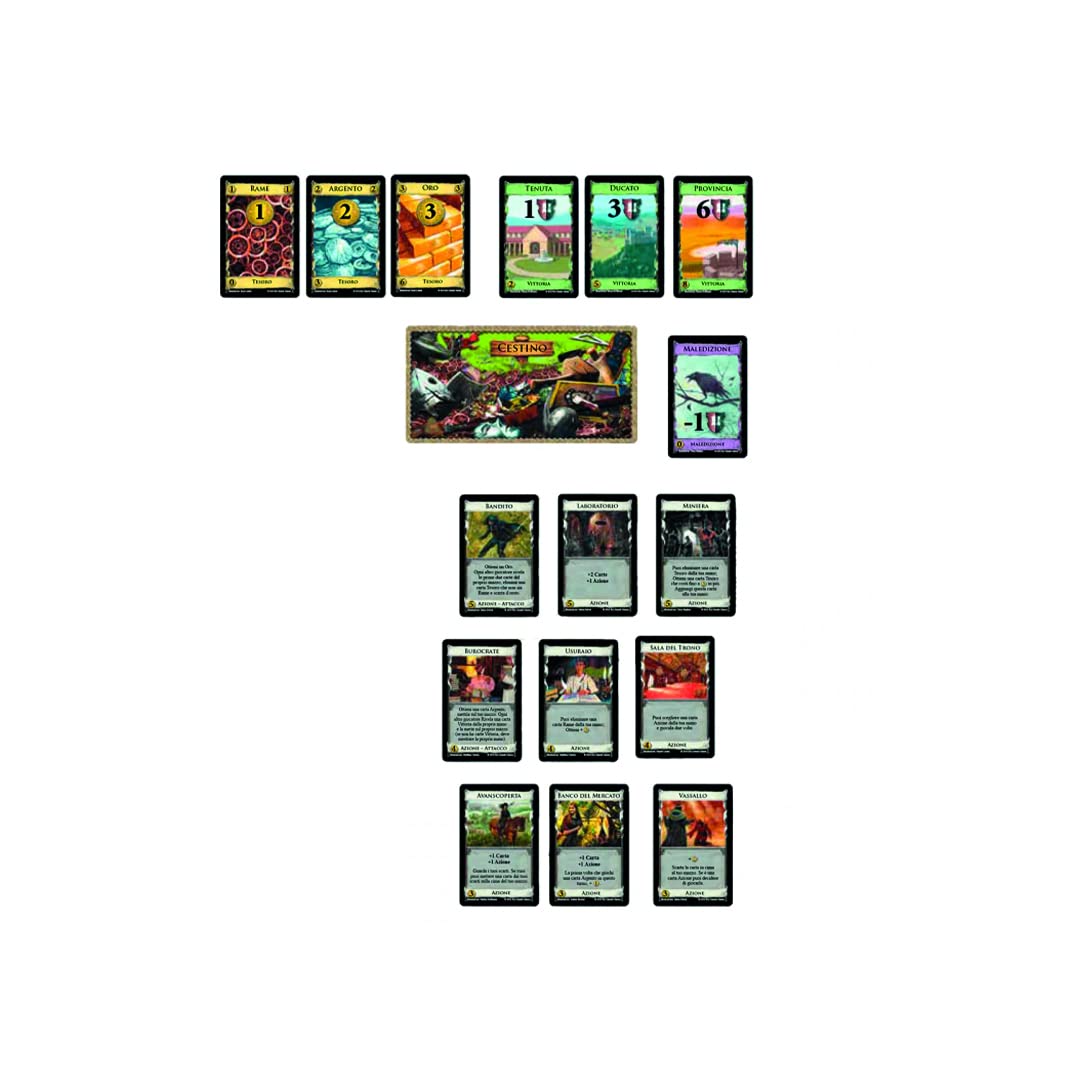 Giochi Uniti - Dominion narodziło się królestwo, nie kolekcjonerska gra karciana, wydanie włoskie, GU740, wersja bieżąca