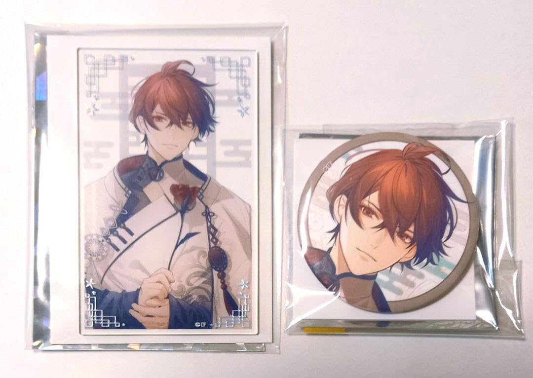 Amazon.co.jp: オランピアソワレ 3周年 朱砂 アクリルカード 缶バッジ