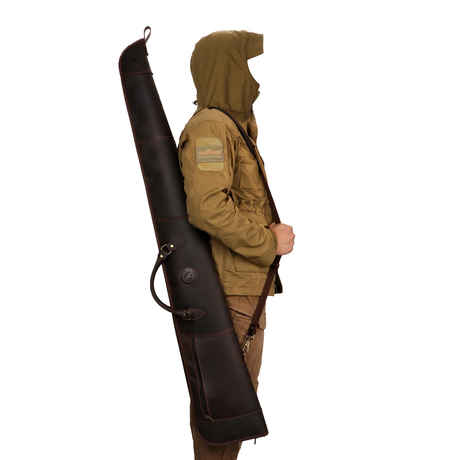 サバゲー用　狩猟用　ガンケース Amazon.co.jp: TOURBON ガンケース 狩猟銃 バッグ 革 ショットガン
