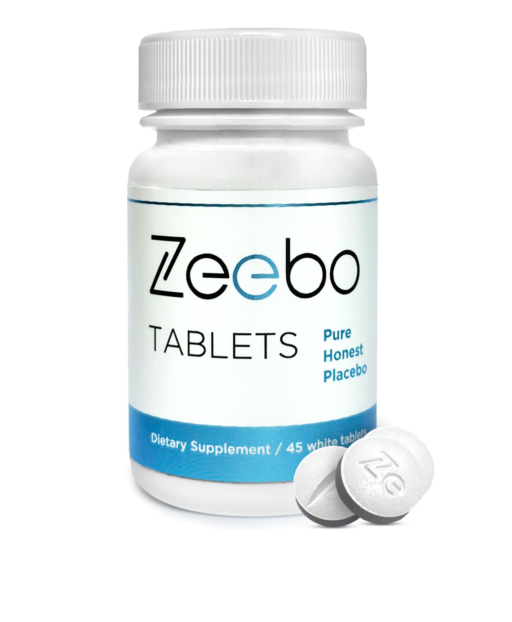Zeebo Placebo Pills - Choose Tablet or Capsule Form (Tablets)