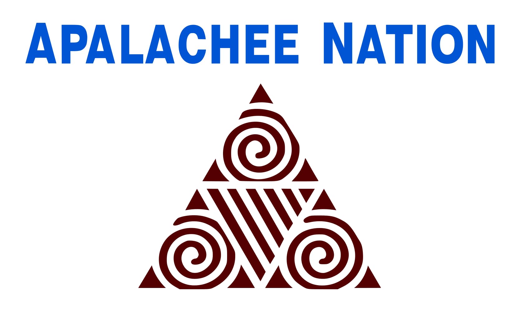 Drapeau Apalachee Nation grand format paysage de 1.35m²