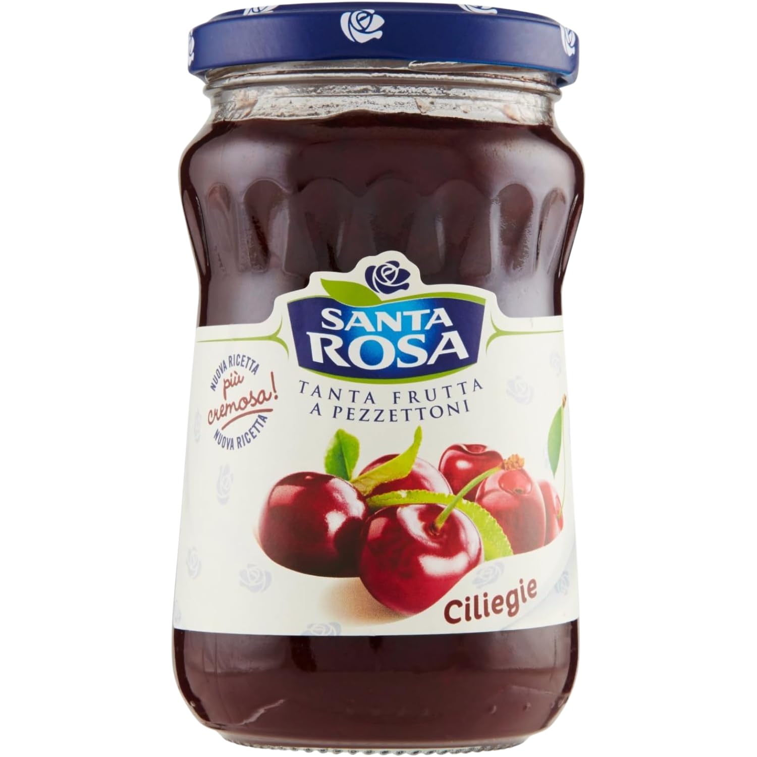 Confettura di Ciliegie 350 g – Marmellata con Frutta a Pezzettoni Ideale per Colazione e Dolci – Variazioni 4/8/12 Pezzi (12 PEZZI)