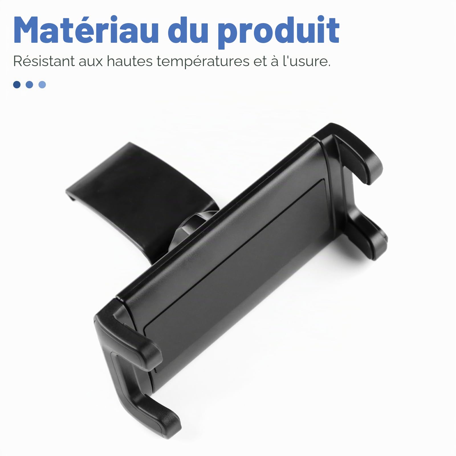 KUNGKIC Support de tablette de voiture pour BYD Seal U 2023-2025 - Support de téléphone portable extensible universel - Rotation à 360° - Support d'appui-tête