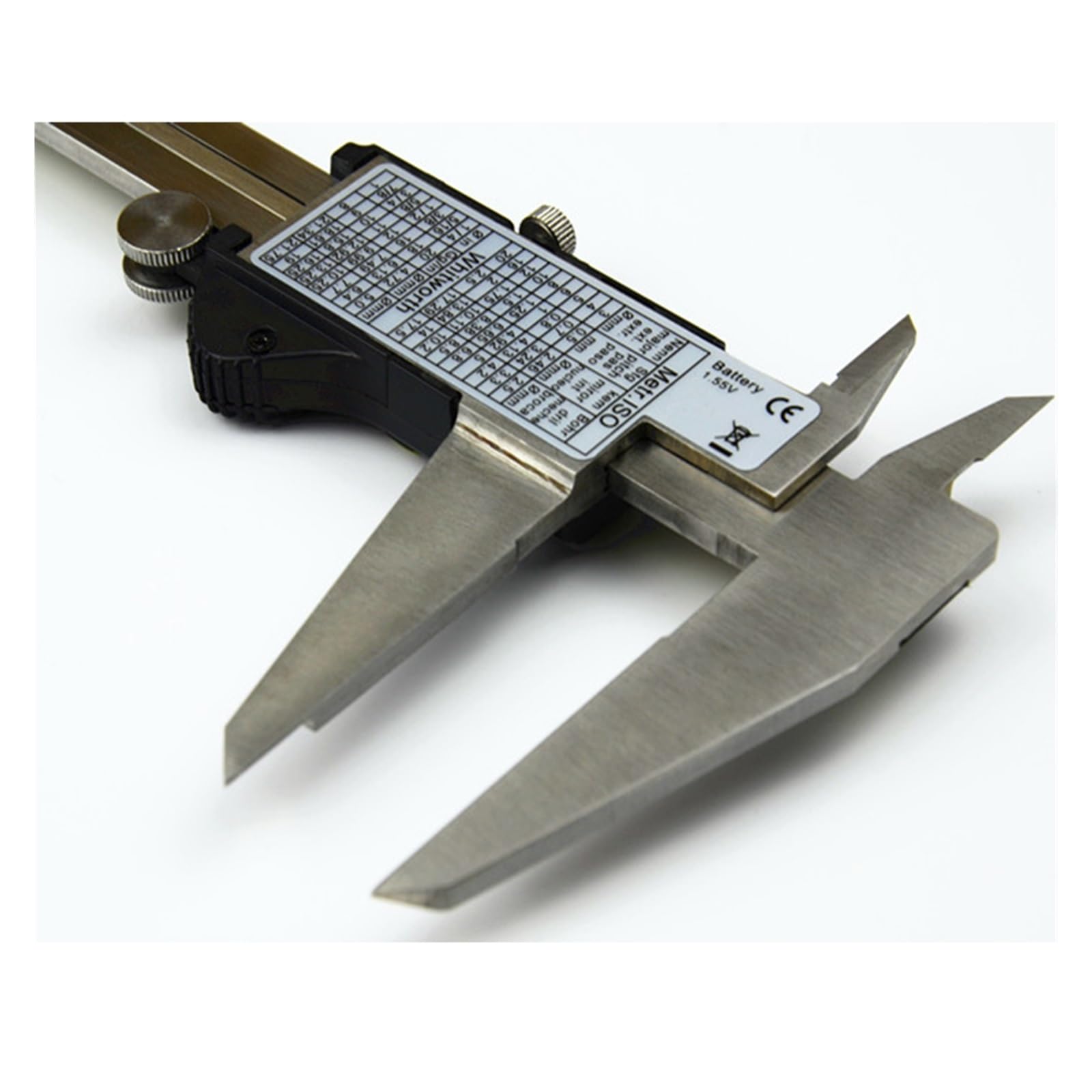 Pie De Rey Calibrador Digital de 150mm, 200mm, 300mm, calibrador Vernier electrónico de Acero Inoxidable, micrómetro + Caja(0-200mm 8inch)