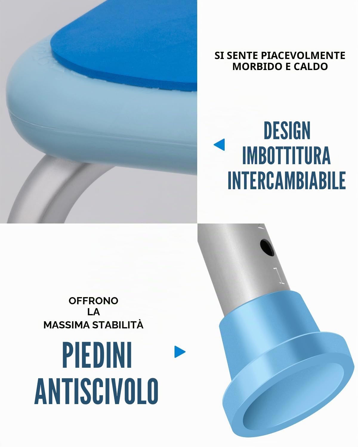 Sedia da doccia per doccia interna, panca da doccia per anziani e disabili, resistente sedia da bagno con braccioli e schienale, sedia da bagno per vasca da bagno, sedie da doccia per anziani