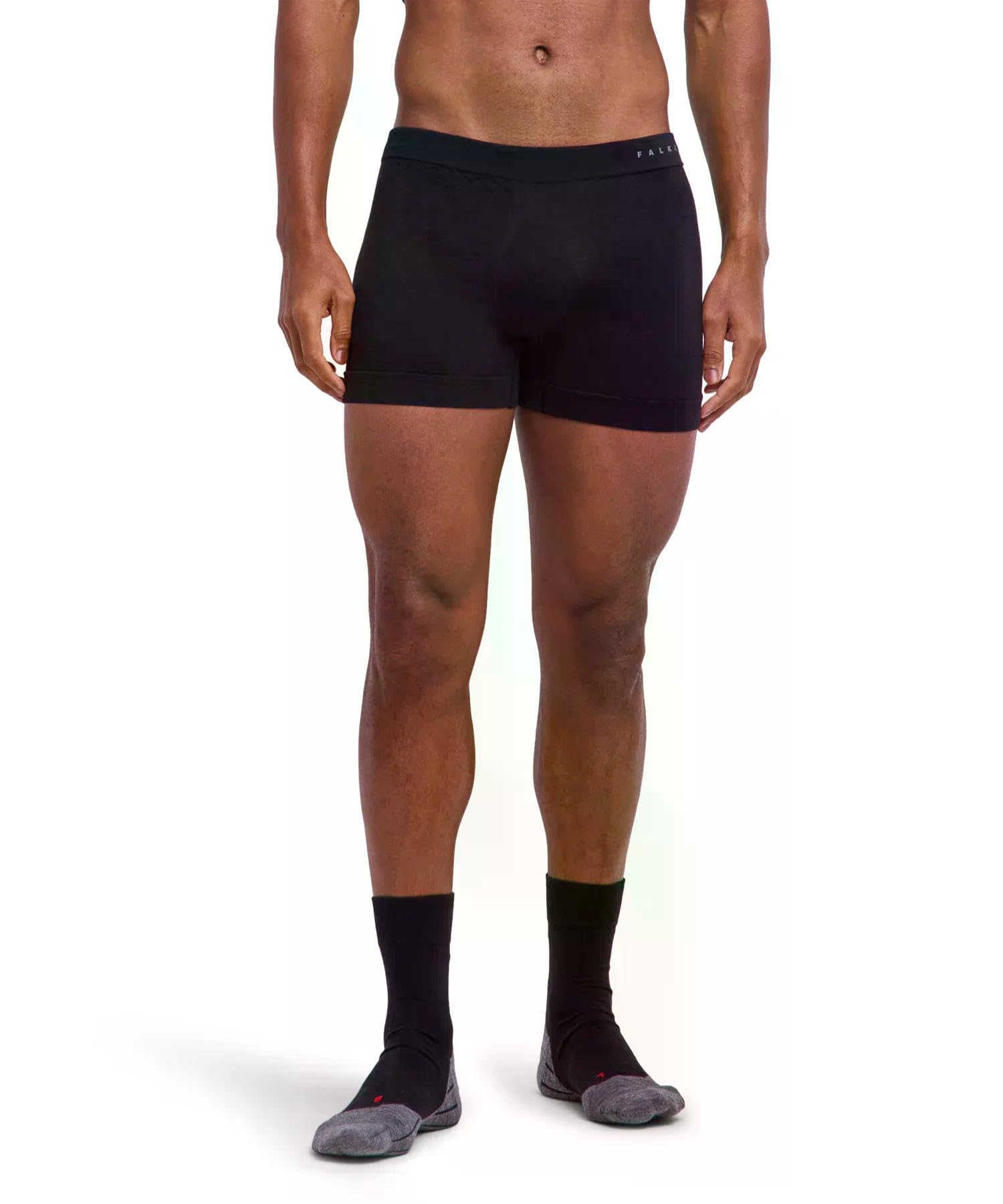 FALKE Mężczyźni Warstwa podstawowa (bielizna) Wool-Tech Light M Bx wełna materiał funkcjonalny regulujące klimat 1 Sztuka, Czarny Black 3000, L