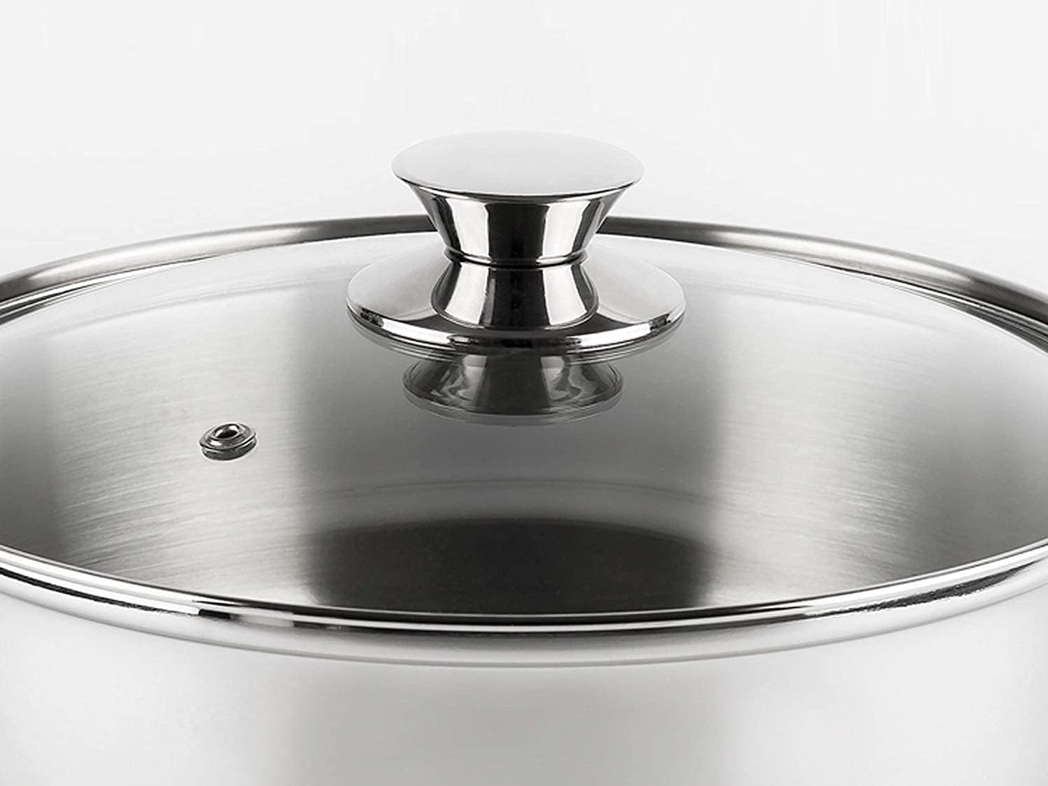 Garnek 16 cm stal nierdzewna 18/10 srebrny
