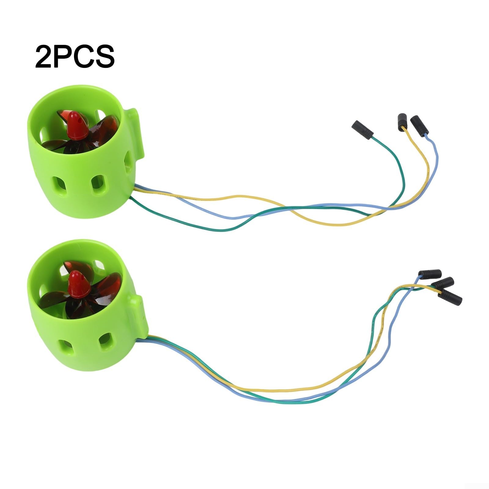 RC Jet Boot Unterwasser Motor Thruster 12-24V Unterwasser-Thruster, bürstenloses Modell Schiff Elektrische Fischerbootmotoren Antriebsmotor Propeller für DIY ROV Roboter(1 Pair)