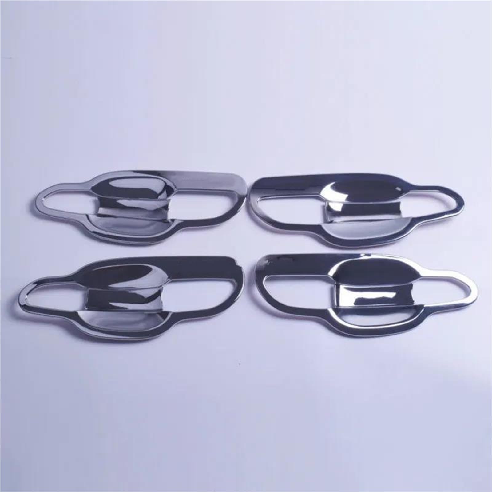 ZAPORA Chrome Car Door Handle Bowl Cover Trim Sticker Car Styling Accessories for Hyundai for Tucson 2015-2020(Style 3)