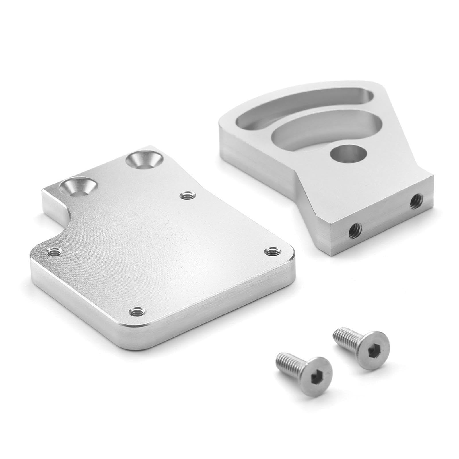 DYNWAVE Motor Mount Seat 7075 RC Car Accessory Replace Spare Parts Metal for Revo 2.5 3.3 High Reliability Wear Resistant Utility , Silvery