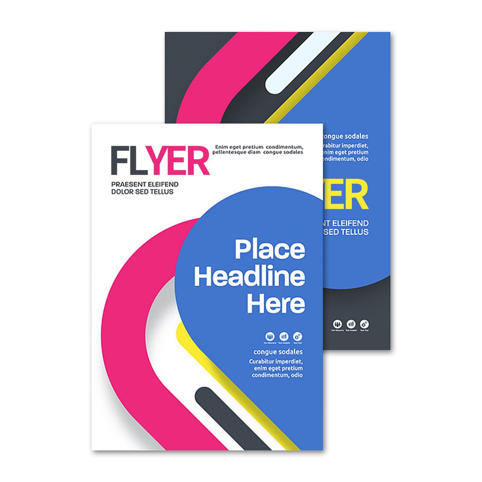 Customized Flyer Paper for Business Personalized A4 Flyer with Your Photo Logo Text Glossy Paper Printing Flyers for Advertising, Customized printing on one or both sides (500, 1000, 2000 Sheets)