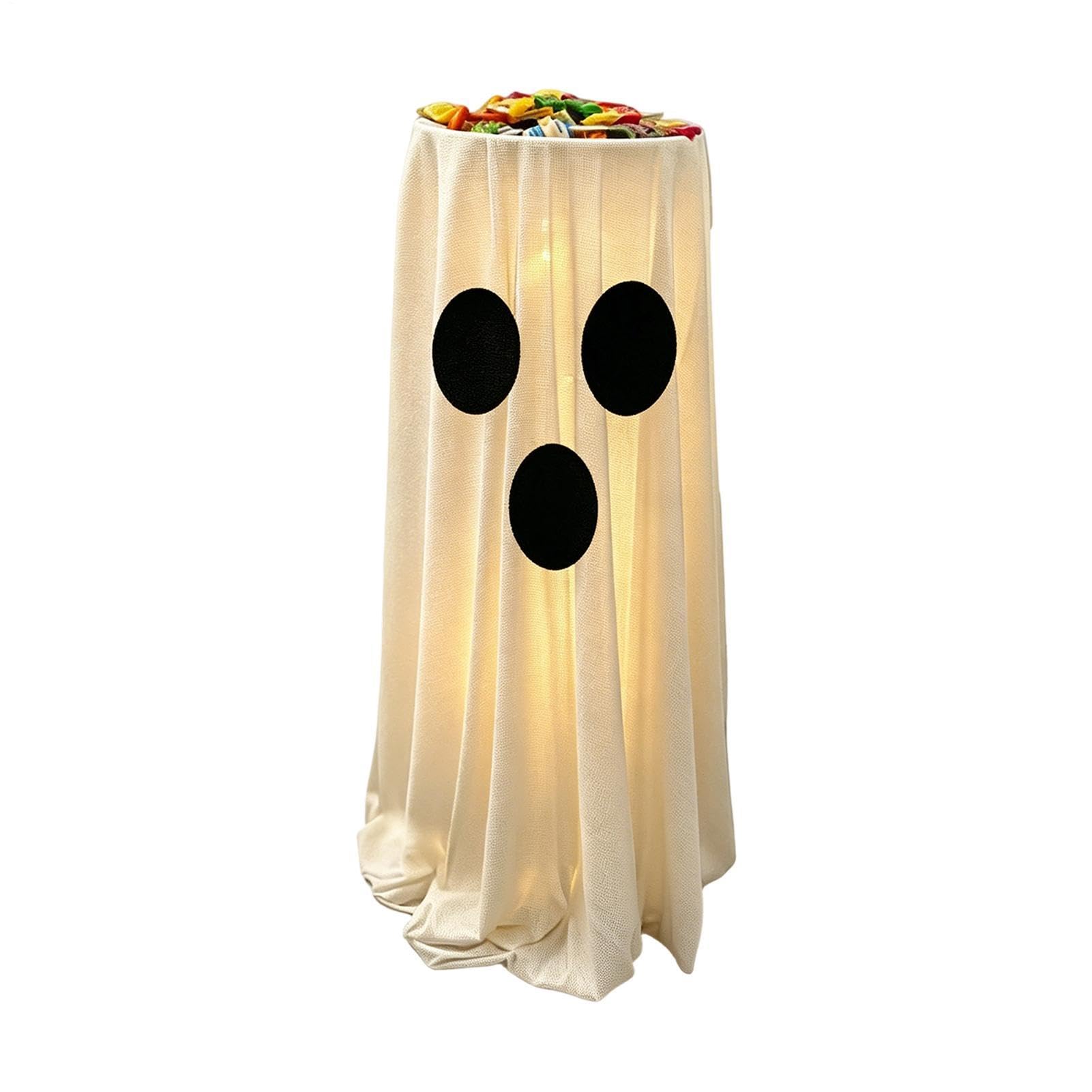 Décoration fantôme Halloween amovible pour appartements et locataires