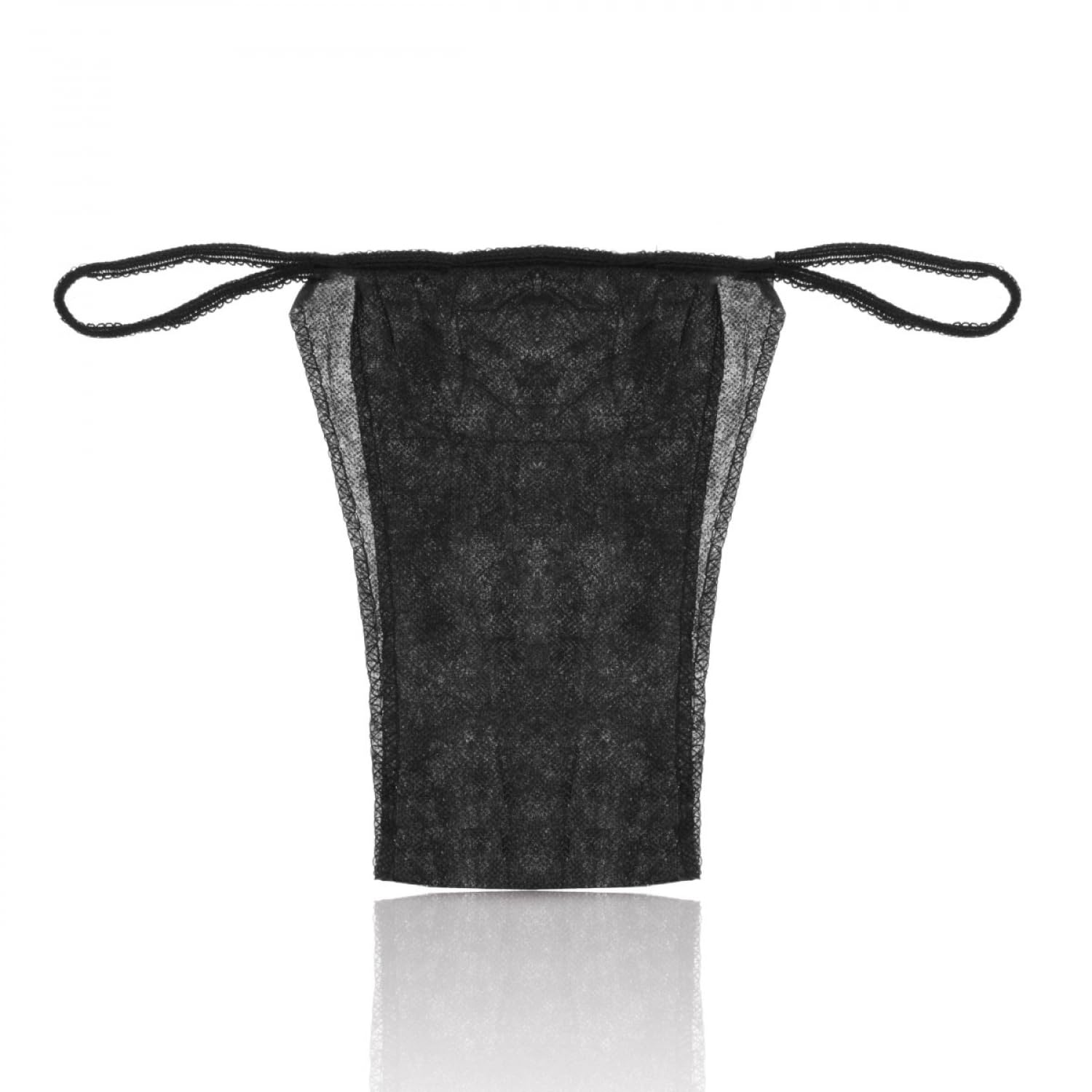 Vivezen - Lot de 500 Strings, Culottes Femme jetables - Noir