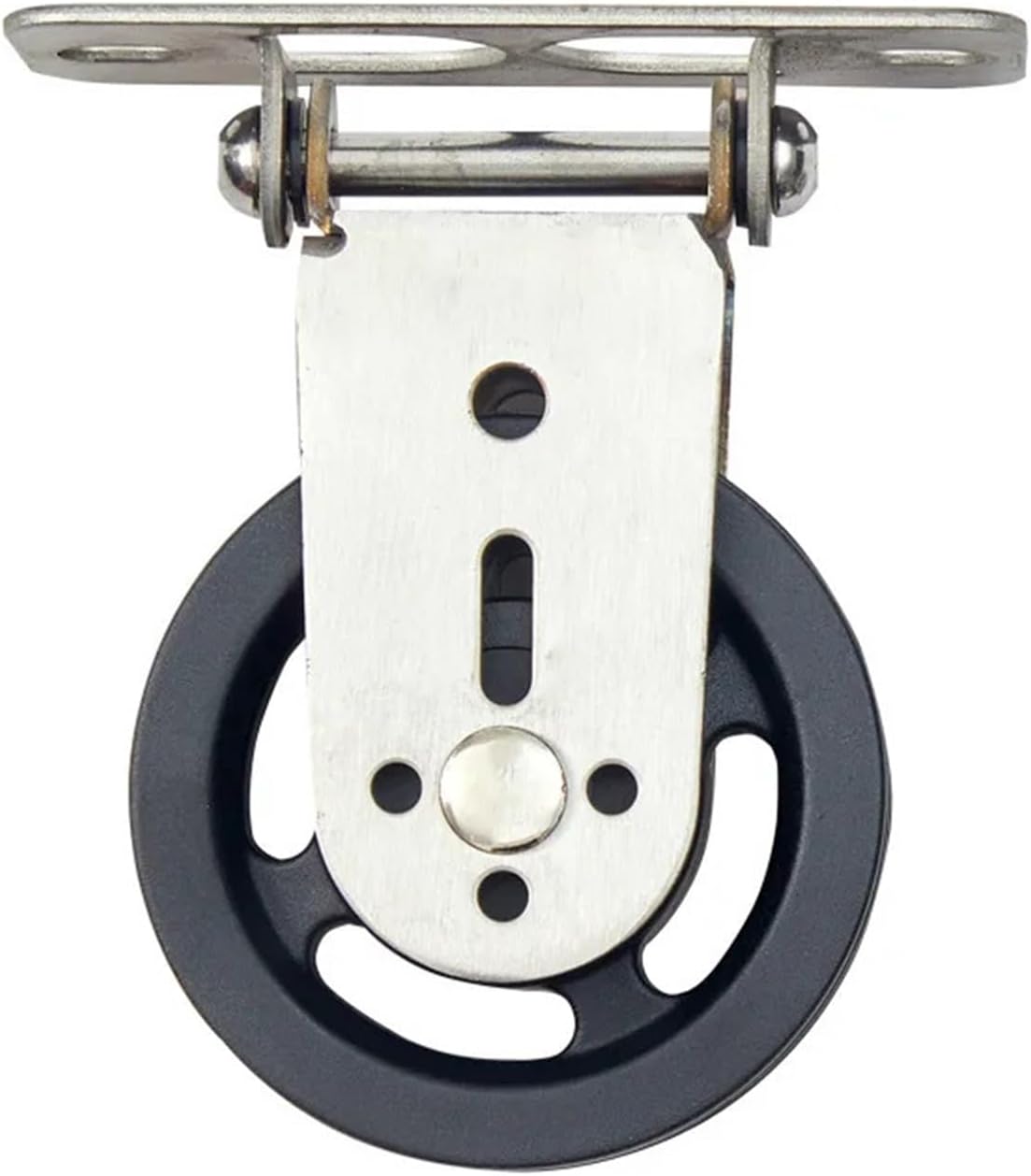 Lawsen Wall Mount Pulley Fitness Wall Mount Rotating Pulley for Home Gym Strength Training Mute Bearing Wheel