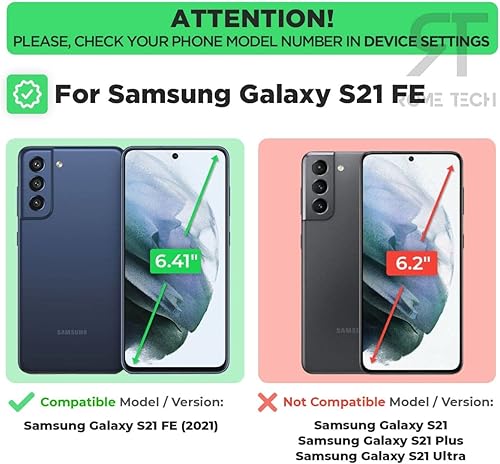 Funda diseñada para Samsung Galaxy S21 FE 5G con funda de clip para cinturón, funda de soporte, color negro