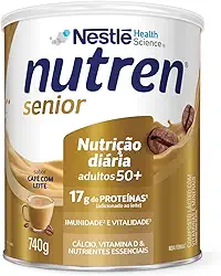 Complemento Alimentar Nutren Senior, Café com Leite, 740g