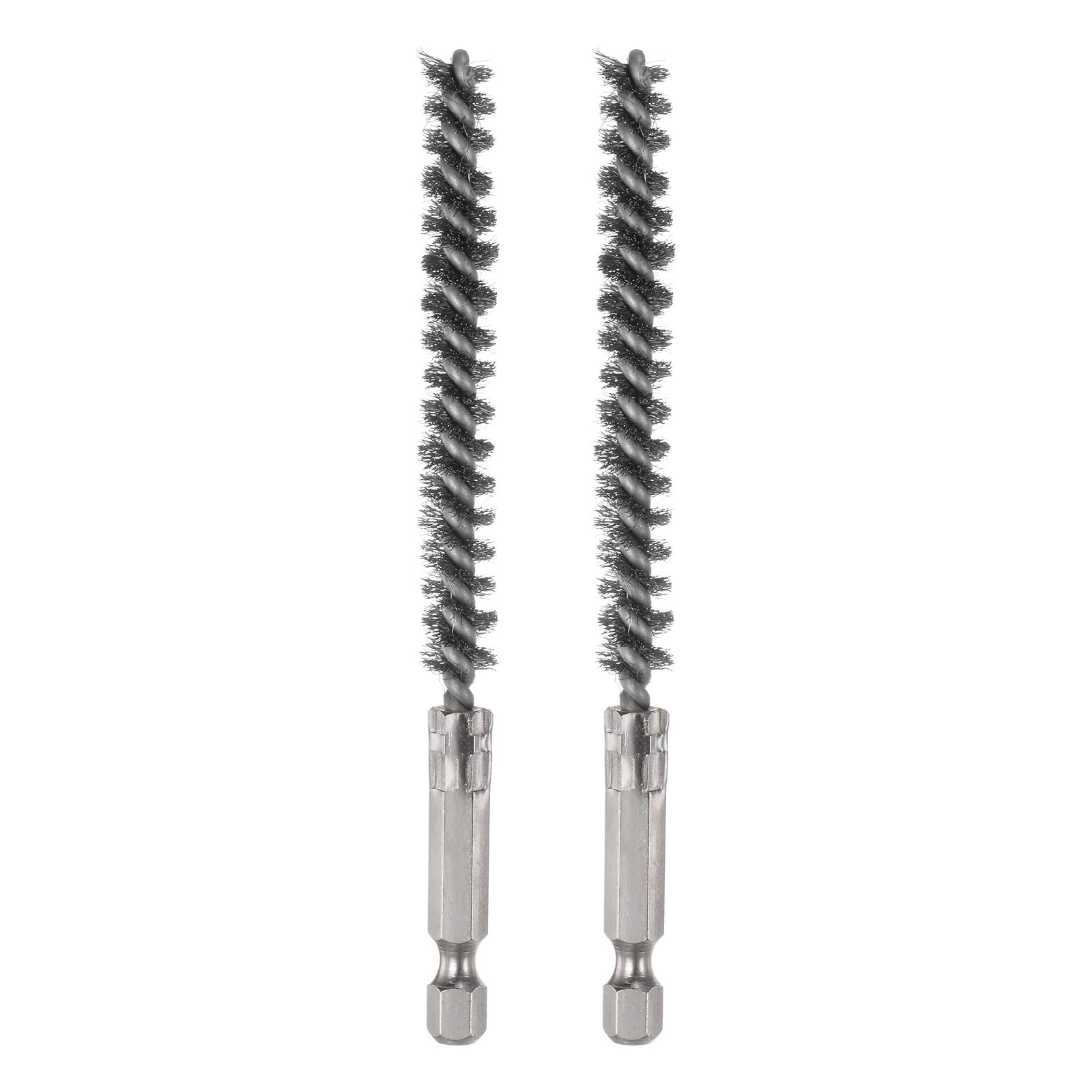 Produktbild von Sourcing Map Bohrungsbürste 8 Mm – 304 Edelstahl, 115 Mm Lang, 6 Mm Sechskantschaft, 6 Stück, Für Reinigung Von Rohren & Lagern